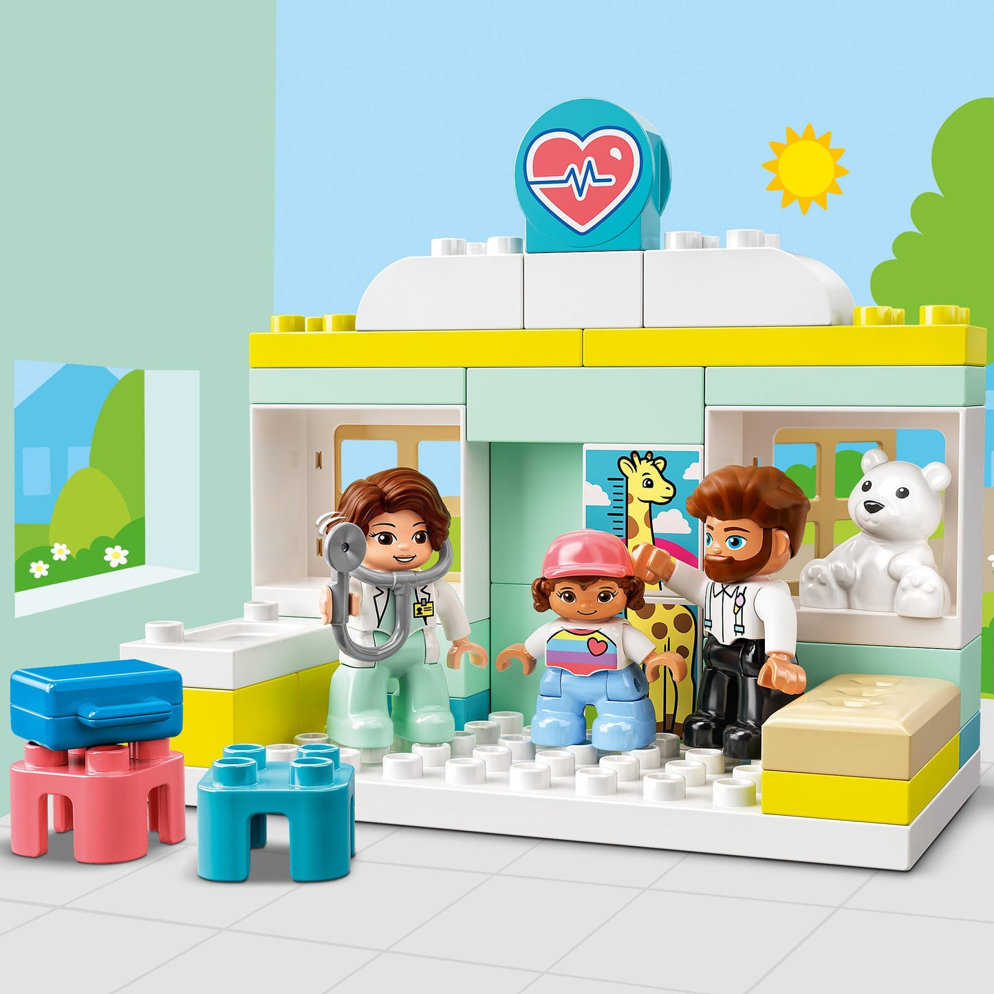 LEGO® DUPLO™ Rescue Doctor Visit - Đồ Chơi Khám Bệnh Cứu Hộ (10968)