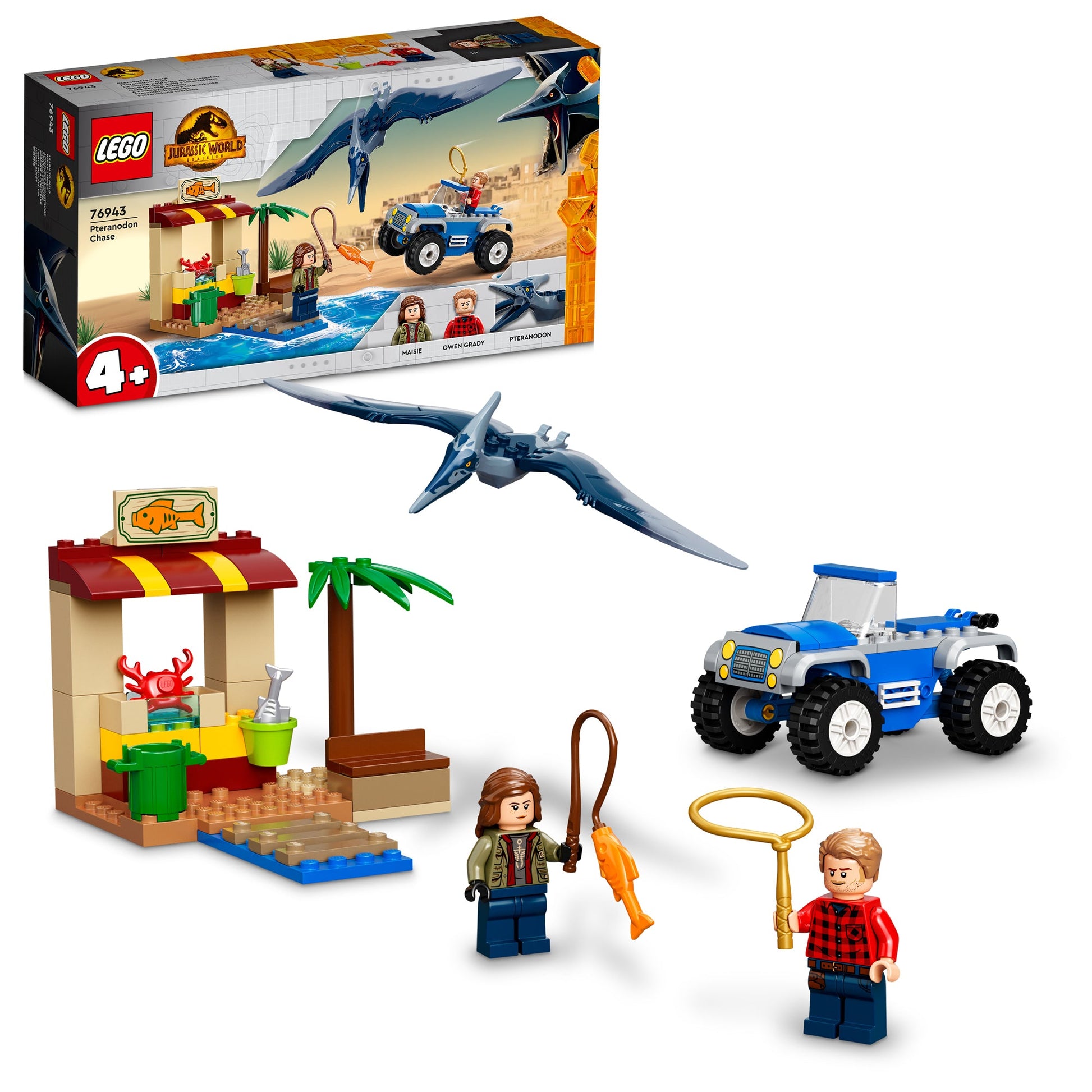 LEGO® Jurassic World Pteranodon Chase - Đồ Chơi Lắp Ráp Khủng Long LEGO 76943 LEGO - ảnh 7 - Lego