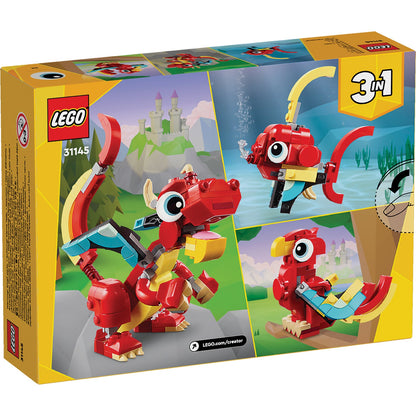 LEGO® Creator 3-in-1 Red Dragon - Đồ Chơi Lắp Ráp 3 Trong 1 - LEGO 31145 LEGO - ảnh 3 - LEGO Creator 3-in-1