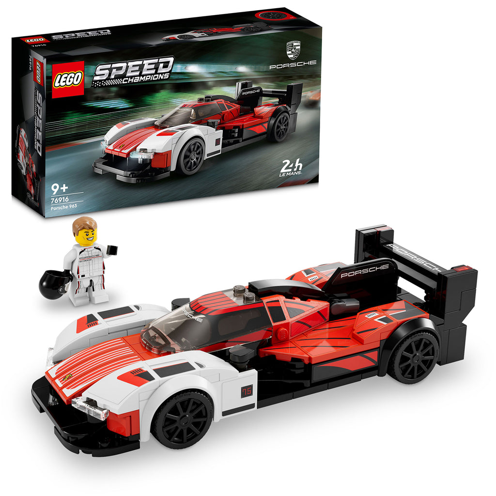 LEGO® Speed Champions Porsche 963 - Mô hình xe đua Le Mans Daytona Hybrid chính hãng LEGO (76916) LEGO - ảnh 5 - Lego
