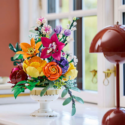 LEGO® Botanicals Pretty Pink Flower Bouquet - Bộ Lắp Ráp Bó Hoa Hồng Xinh Xắn (10342) - LEGO - Hình ảnh bổ sung 7