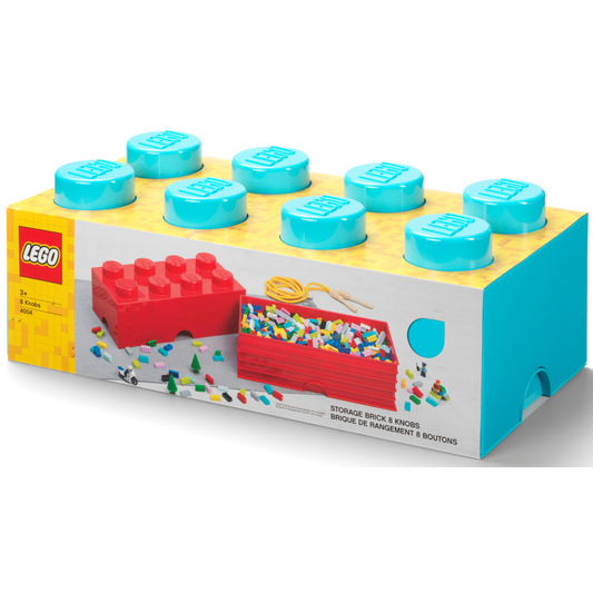 LEGO Storage Brick 8 - Medium Azur Thùng Đựng Đồ Chơi Xếp Chồng LEGO - Hình ảnh sản phẩm