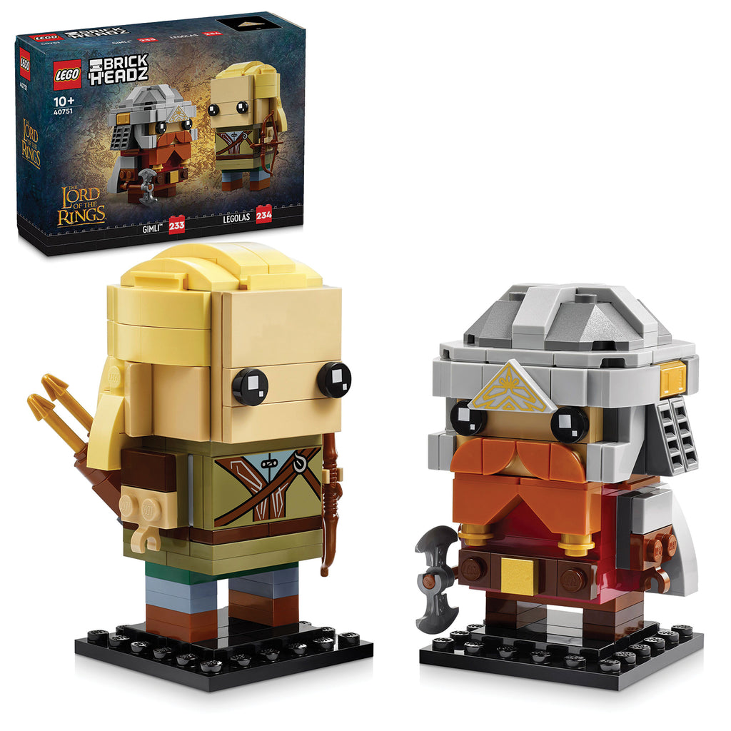 LEGO® BrickHeadz™ Legolas & Gimli™ Bộ Mô Hình Lắp Ráp Chúa Tể Những Chiếc Nhẫn LEGO 40751 - Hình ảnh bổ sung 7
