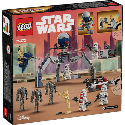 LEGO® Star Wars™ Clone Trooper™ & Battle Droid™ Battle Pack - Bộ Đồ Chơi Lắp Ráp Trận Chiến LEGO 75372 LEGO - ảnh 6 - Buildin