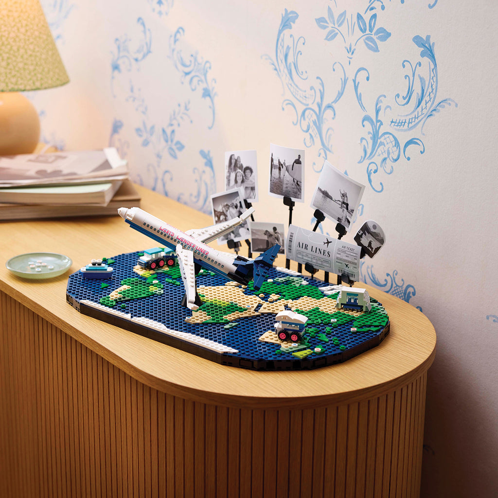 LEGO® Travel Moments - Bộ Lắp Ráp Bản Đồ Thế Giới & Kỷ Niệm Du Lịch - LEGO 41838 - Góc nhìn khác 3
