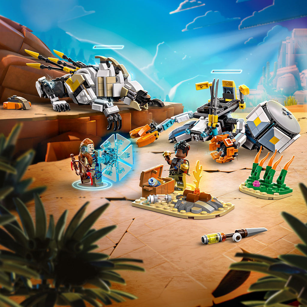 LEGO® Horizon Adventures™ Aloy & Varl vs. Shell-Walker & Sawtooth Đồ Chơi Lắp Ráp Robot 77037 LEGO - ảnh 1 - Đồ chơi lắp ráp