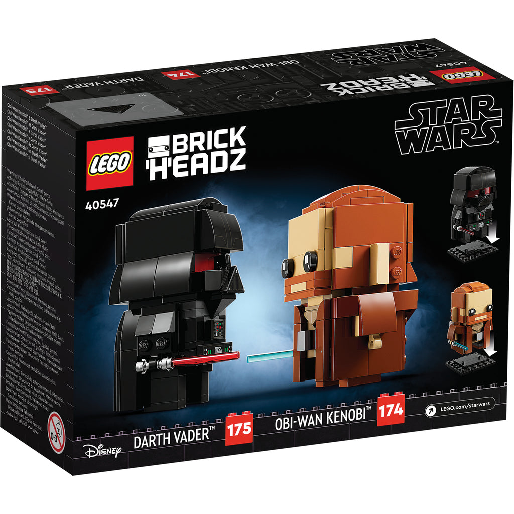 LEGO® BrickHeadz™ Obi-Wan Kenobi™ & Darth Vader™ - Mô hình lắp ráp nhân vật Star Wars - LEGO 40547 LEGO - ảnh 7 - LEGO