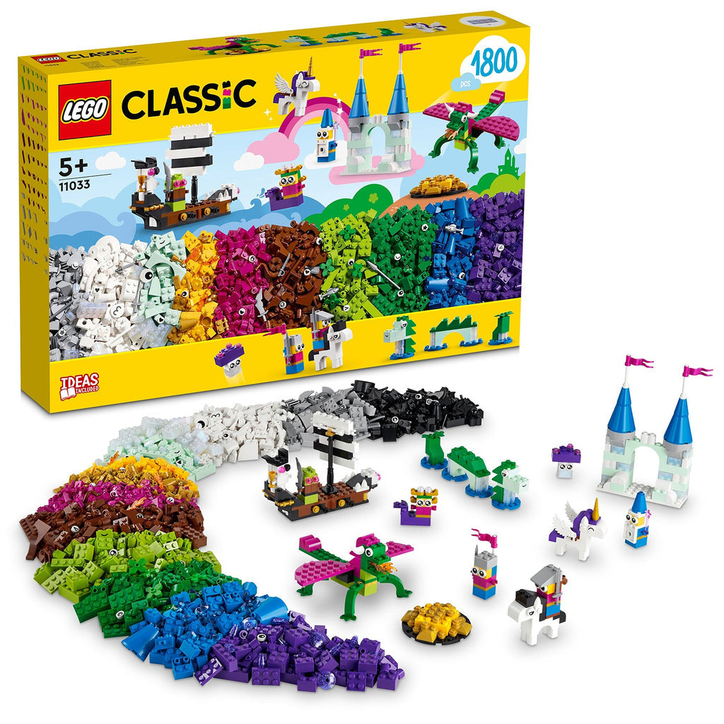 LEGO® Classic Creative Fantasy Universe - Bộ Đồ Chơi Lắp Ráp Sáng Tạo 1800 Mảnh LEGO 11033 LEGO - ảnh 2 - Lego Sets