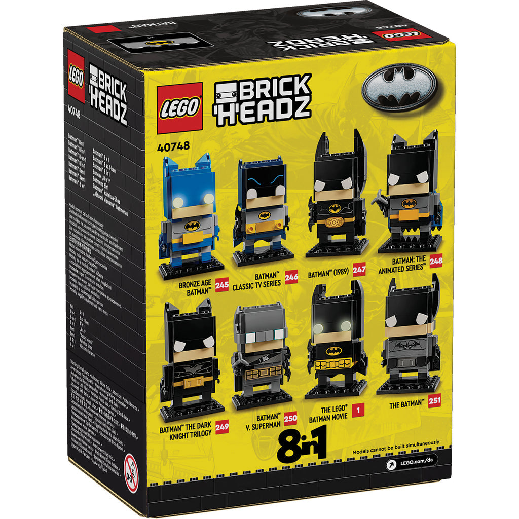 LEGO® BrickHeadz™ Batman™ 8in1 Figure - Mô Hình Lắp Ráp 8 Trong 1 - LEGO 40748 - Hình ảnh bổ sung 7