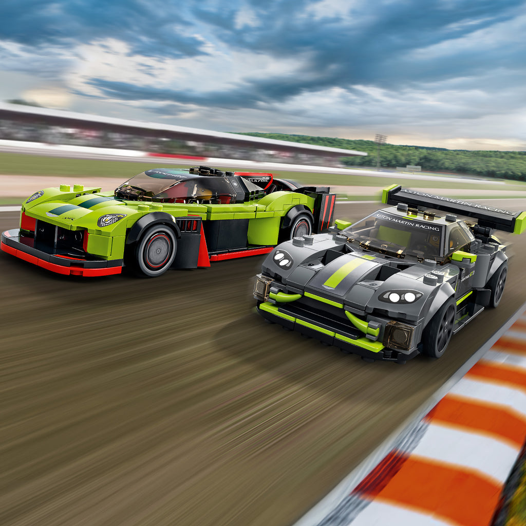 LEGO® Speed Champions Aston Martin Valkyrie AMR Pro and Aston Martin Vantage GT3 - Bộ đồ chơi lắp ráp siêu xe đua LEGO 76910 