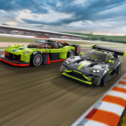 LEGO® Speed Champions Aston Martin Valkyrie AMR Pro and Aston Martin Vantage GT3 - Bộ đồ chơi lắp ráp siêu xe đua LEGO 76910 