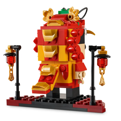 LEGO® BrickHeadz™ Dragon Dance Guy - Mô Hình Lắp Ráp Múa Rồng Tết LEGO 40354 - Hình ảnh bổ sung 4