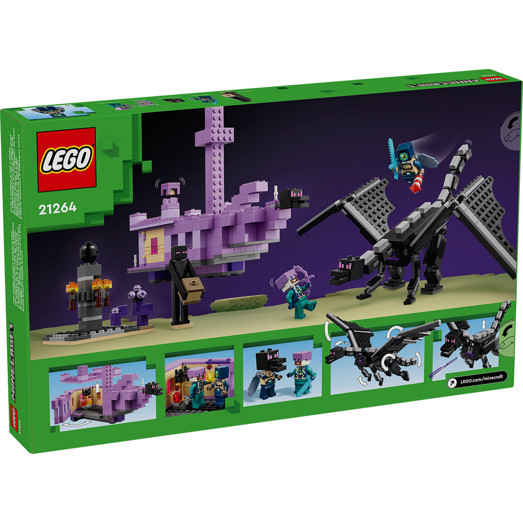 LEGO® Minecraft® The Ender Dragon and End Ship - Đồ chơi lắp ráp Rồng Ender và Tàu End Ship - LEGO 21264 LEGO - ảnh 6 - LEGO 