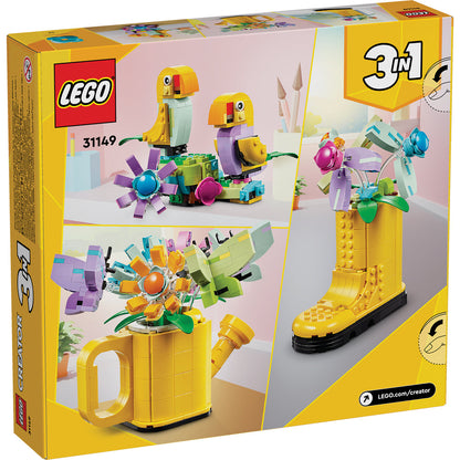 LEGO® Creator 3-in-1 Flowers in Watering Can - Bộ lắp ráp Bình tưới hoa 3 trong 1 - LEGO 31149 LEGO - ảnh 4 - LEGO Creator 3-