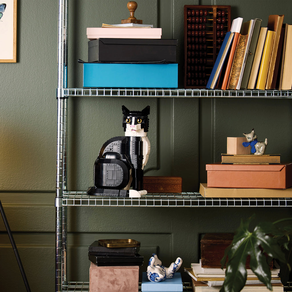 LEGO® Ideas Tuxedo Cat - Mô hình Mèo Đen Trắng Lắp Ráp - LEGO 21349 - Hình ảnh bổ sung 7