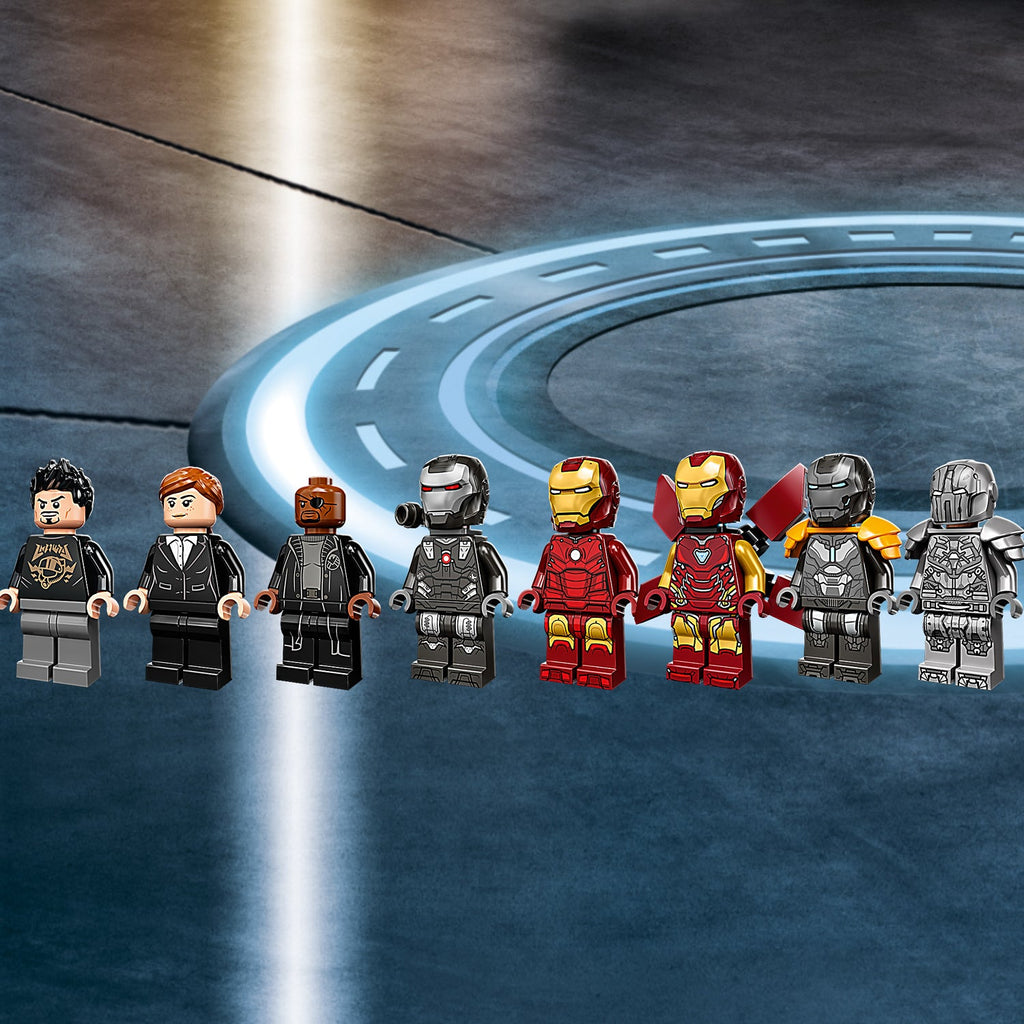 LEGO® Marvel Iron Man Armory - Đồ Chơi Lắp Ráp Phòng Trưng Bày Giáp - LEGO 76216