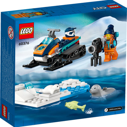 LEGO® City Arctic Explorer Snowmobile - Đồ chơi lắp ráp Xe trượt tuyết thám hiểm Bắc Cực 60376 LEGO - Lego