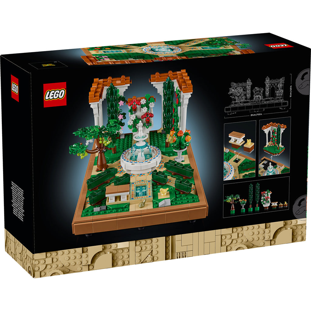 LEGO® ICONS™ Fountain Garden - Bộ Lắp Ráp Khu Vườn Đài Phun Nước - LEGO 10359 AG LEGO® Certified Stores - ảnh 7 - Lego Icons