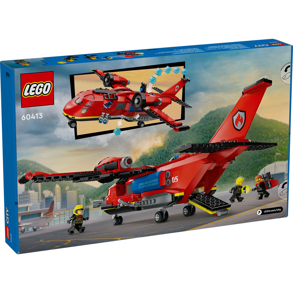 LEGO® City Fire Rescue Plane - Máy Bay Cứu Hỏa Thành Phố - LEGO 60413 LEGO - ảnh 5 - Đồ chơi lắp ráp