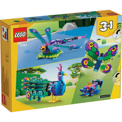 LEGO® Creator 3-in-1 Exotic Peacock - Đồ chơi lắp ráp Con công 3 trong 1 - 31157 LEGO - ảnh 2 - Lego