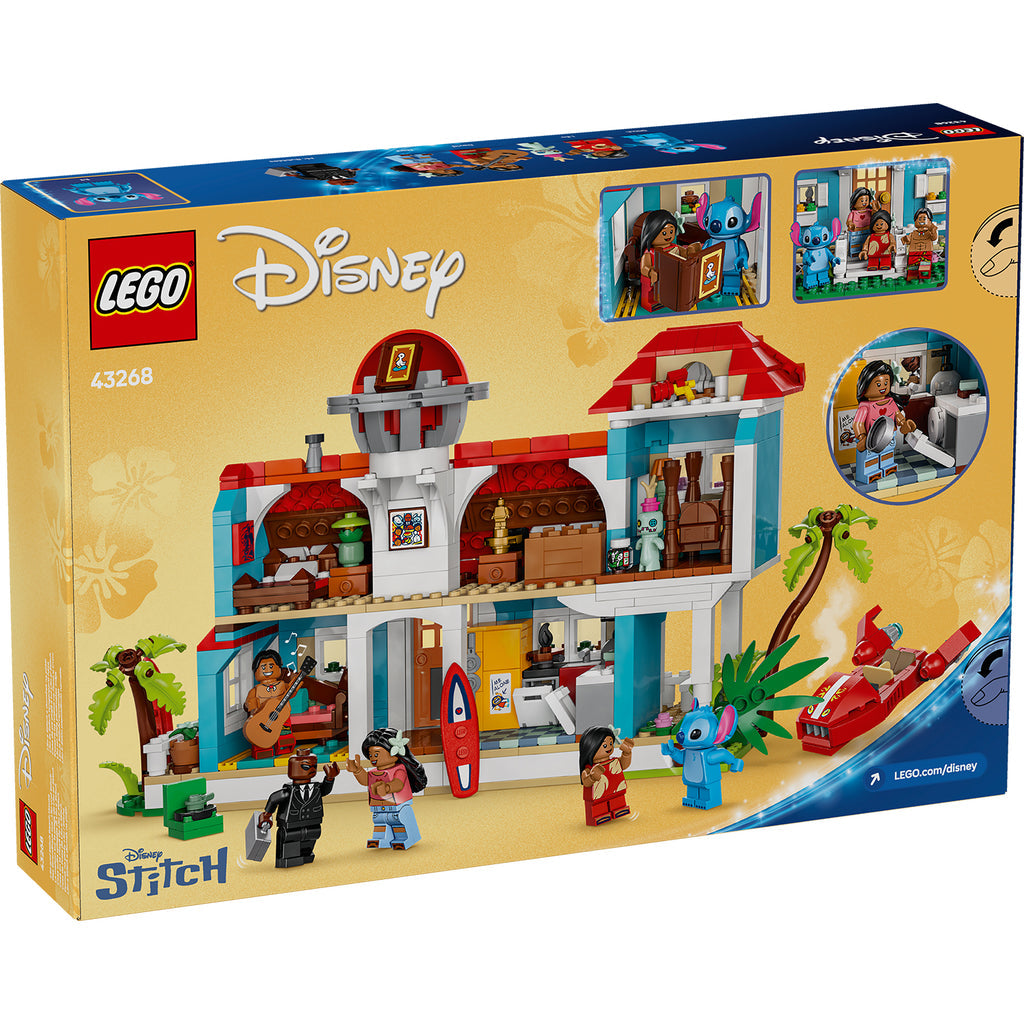 LEGO® Disney™ Lilo and Stitch Beach House - Đồ Chơi Lắp Ráp Ngôi Nhà Bãi Biển LEGO 43268 LEGO - ảnh 7 - LEGO Disney