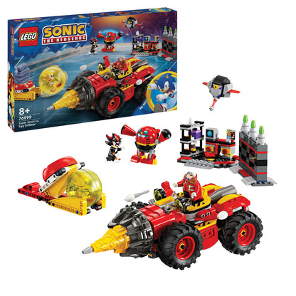 LEGO® Sonic the Hedgehog™ Super Sonic vs. Egg Drillster - Bộ Lắp Ráp Xe Khoan Chiến Đấu - LEGO LEGO - ảnh 6 - Lego Sets