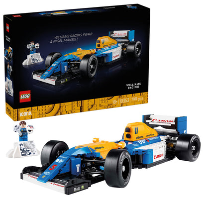 LEGO® ICONS™ Williams Racing FW14B & Nigel Mansell - Mô Hình Xe Đua F1 Huyền Thoại (10353) LEGO - ảnh 2 - LEGO Icons