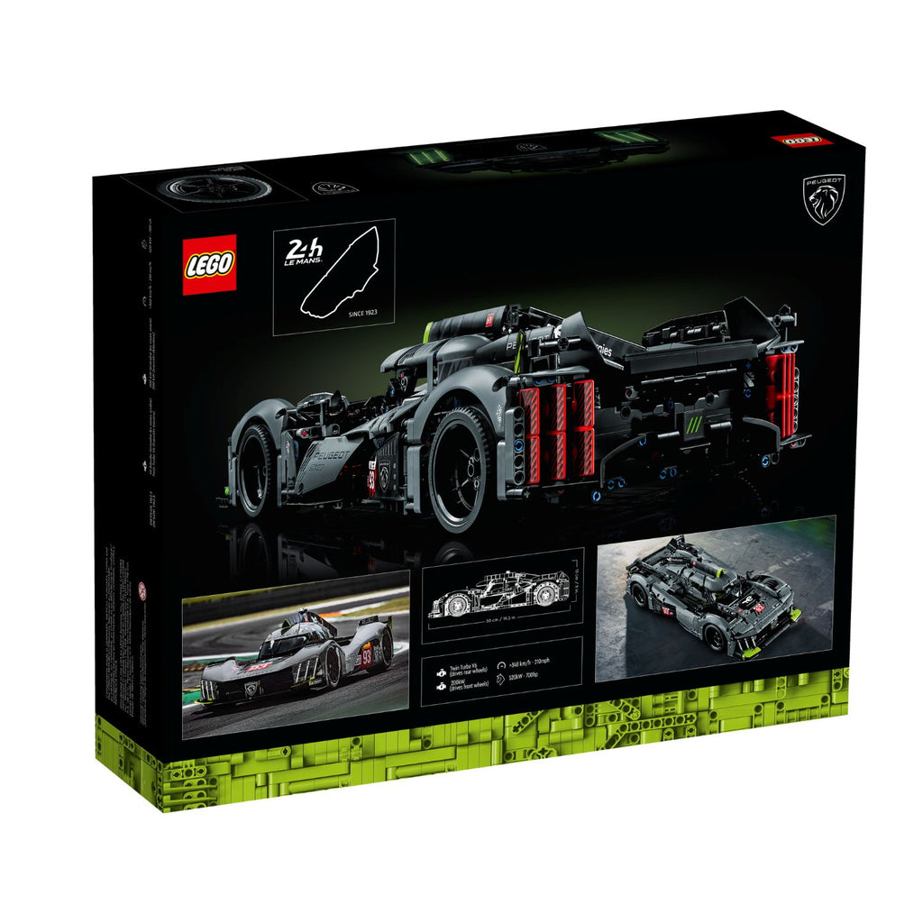 LEGO® Technic™ PEUGEOT 9X8 24H Le Mans Hybrid Hypercar - Mô hình Xe Đua Siêu Xe Hybrid LEGO 42156 - Hình ảnh bổ sung 11