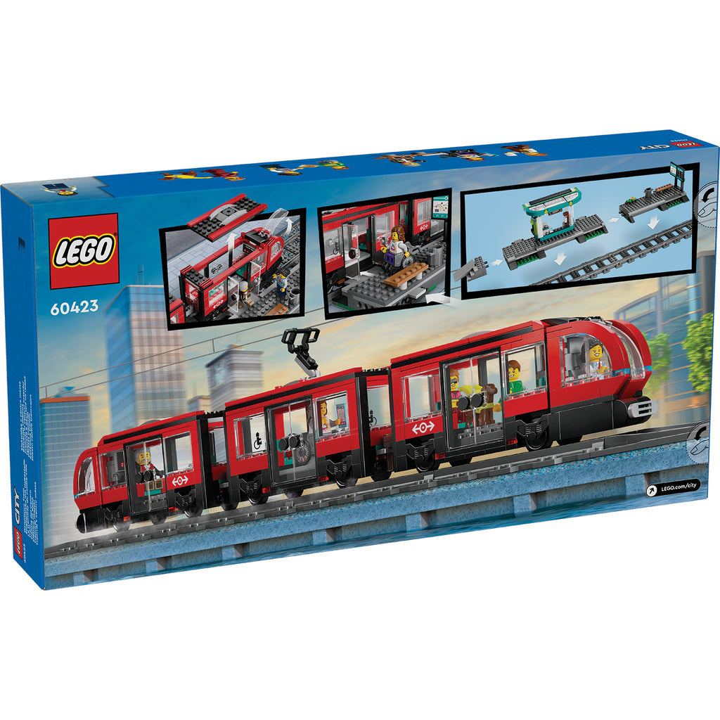 LEGO® City Downtown Tram and Station - Xe Điện Và Nhà Ga Trung Tâm - LEGO 60423 LEGO - ảnh 1 - Building Sets
