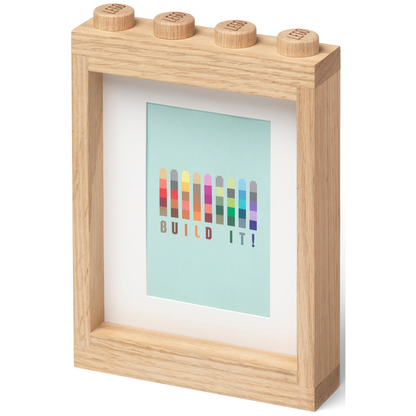 LEGO Wooden Picture Frame - Light Oak - Khung Ảnh Gỗ Sồi Sáng Cao Cấp - LEGO 41130900 - Hình ảnh sản phẩm