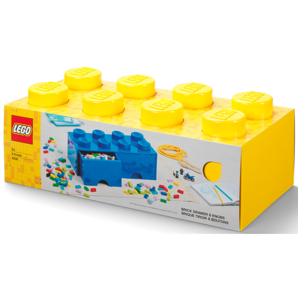 LEGO Brick Drawer 8 - Yellow - Tủ Ngăn Kéo Lưu Trữ 8 Nút LEGO - Hình ảnh sản phẩm