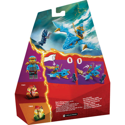 LEGO® NINJAGO® Nya’s Rising Dragon Strike - Đồ chơi lắp ráp Rồng xanh hành động - LEGO 71802
