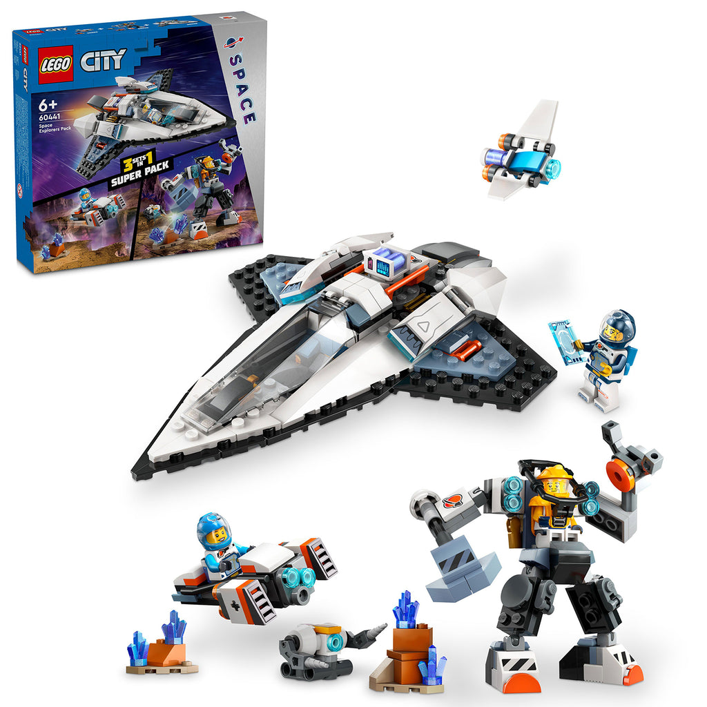 LEGO® City Space Explorers Pack - Bộ 3 Đồ Chơi Lắp Ráp Vũ Trụ - LEGO 60441 - Hình ảnh bổ sung 7