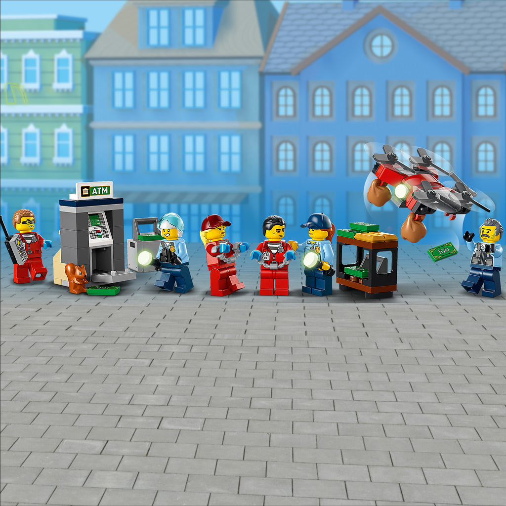 LEGO® City Police Chase at the Bank - Bộ đồ chơi lắp ráp Cảnh Sát Truy Đuổi Tại Ngân Hàng - LEGO 60317