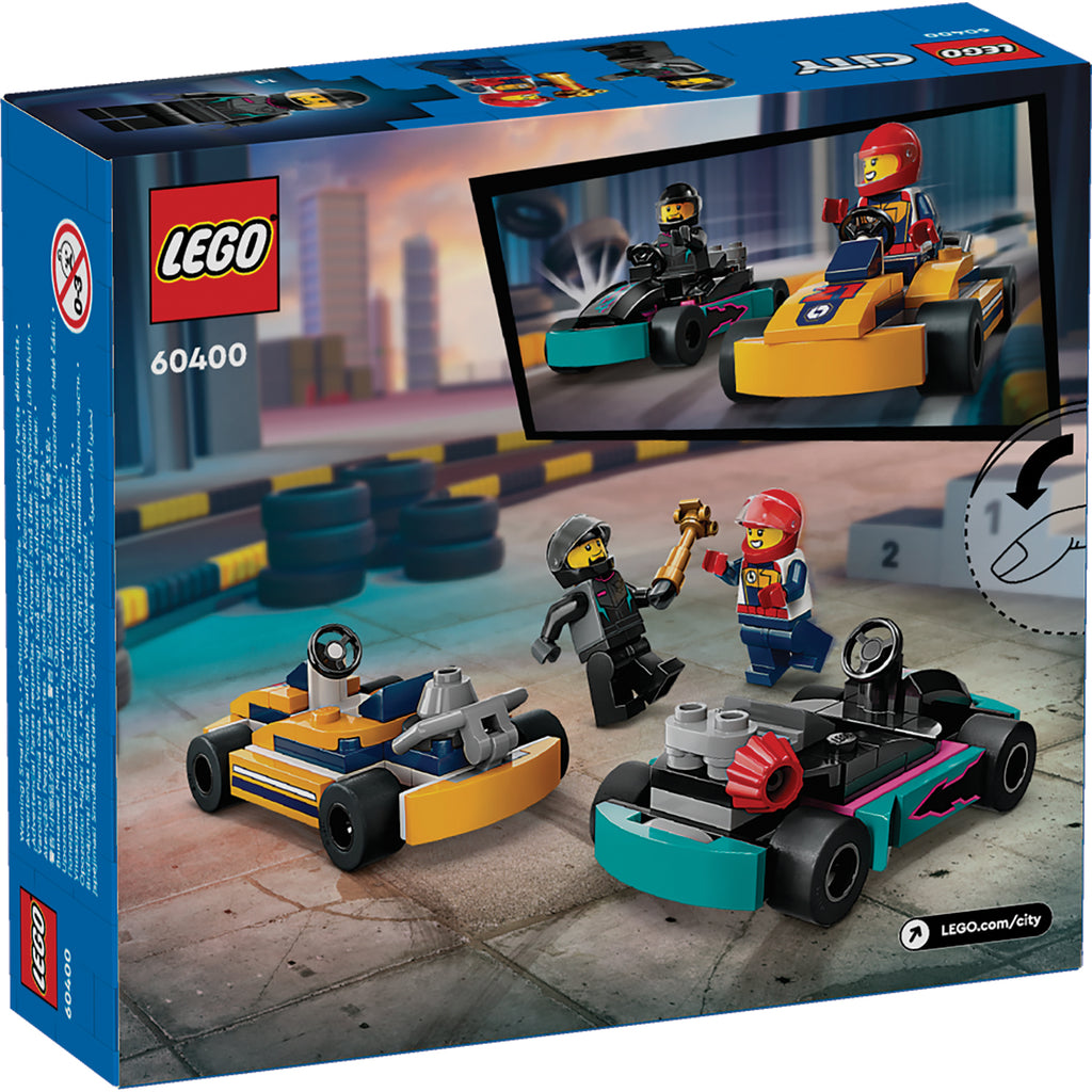 LEGO® City Go-Karts and Race Drivers - Đồ chơi lắp ráp xe đua - LEGO 60400 LEGO - Đồ chơi lắp ráp