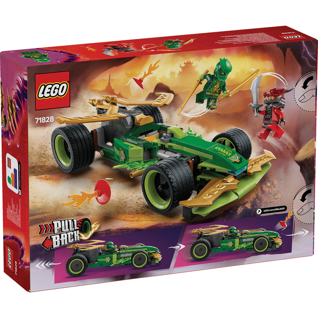 LEGO® NINJAGO® Lloyd’s Pull-Back Race Car Đồ Chơi Lắp Ráp Xe Đua Cót Lloyd 71828 LEGO - ảnh 6 - LEGO Building Sets