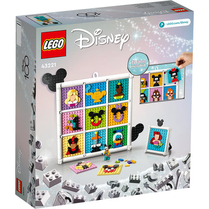 LEGO® Disney™ 100 Years of Disney Animation Bộ Lắp Ráp Tranh Treo Tường Nghệ Thuật LEGO 43221