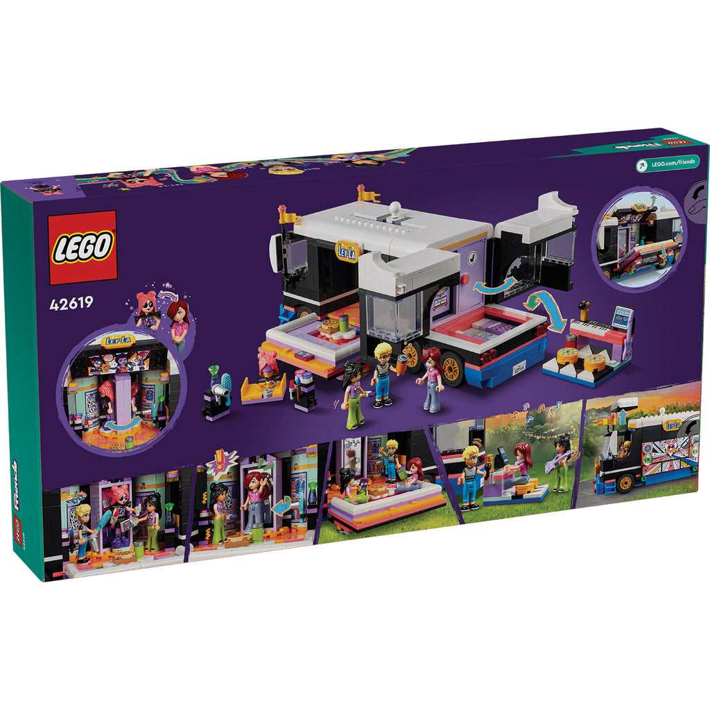 LEGO® Friends™ Pop Star Music Tour Bus - Xe Buýt Lưu Diễn Ngôi Sao Ca Nhạc LEGO 42619 LEGO - ảnh 6 - LEGO Friends