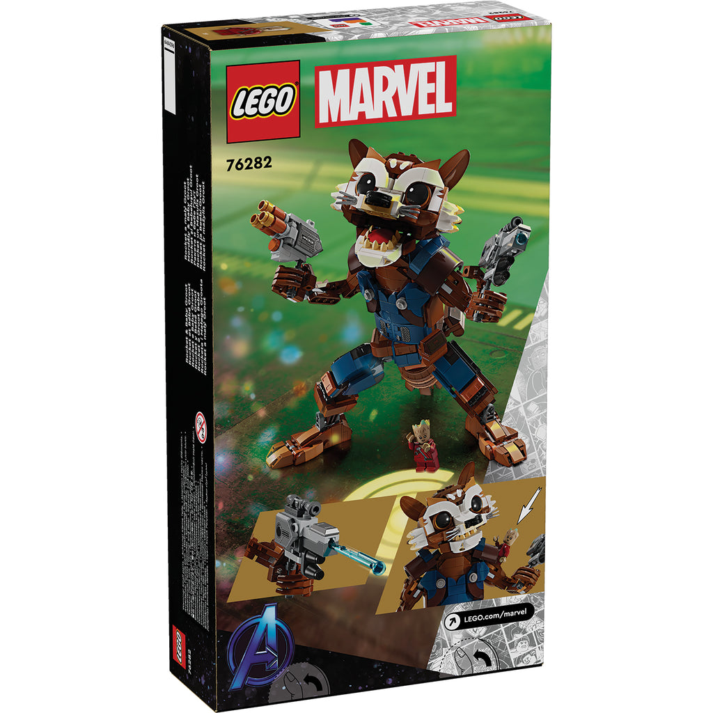 LEGO® Marvel Rocket & Baby Groot - Mô Hình Lắp Ráp Siêu Anh Hùng - 76282 LEGO - LEGO® Marvel