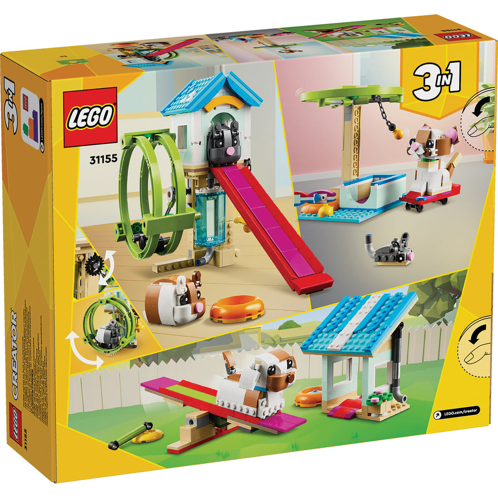 LEGO® Creator 3-in-1 Hamster Wheel - Đồ chơi lắp ráp 3 trong 1 Vòng Quay Hamster (31155) - LEGO LEGO - ảnh 5 - Lego Construct
