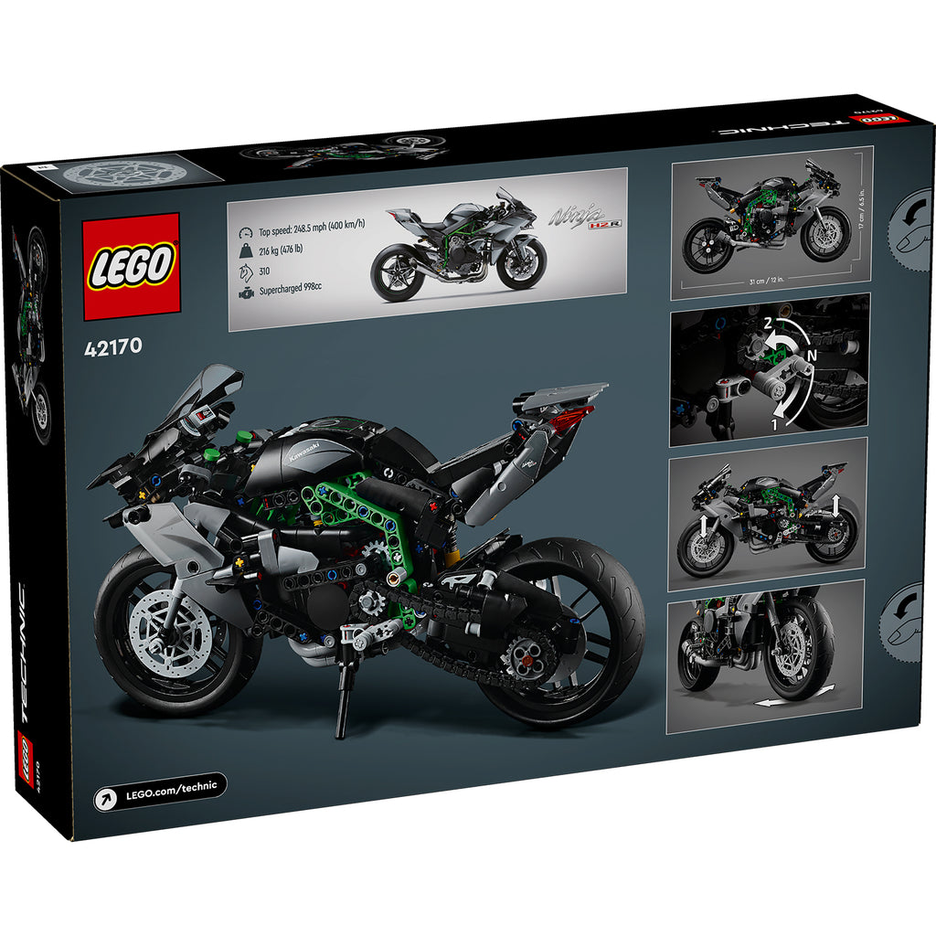 LEGO® Technic™ Kawasaki Ninja H2R Motorcycle - Mô hình lắp ráp siêu mô tô kỹ thuật - LEGO 42170 LEGO - ảnh 3 - Lego Technic