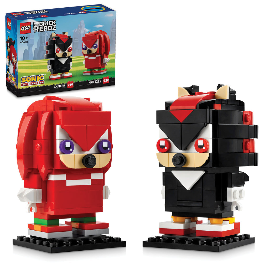 LEGO® BrickHeadz™ Sonic the Hedgehog™: Knuckles & Shadow - Bộ Đồ Chơi Lắp Ráp Nhân Vật LEGO 40672 LEGO - ảnh 4 - Lego BrickHe