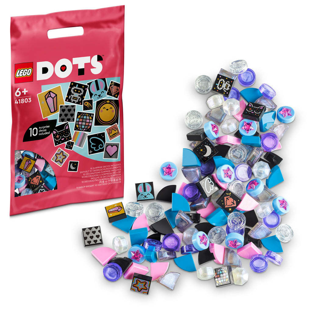 LEGO® DOTS™ Extra DOTS Series 8 – Glitter and Shine - Túi Gạch Trang Trí Lấp Lánh Chính Hãng LEGO 41803 - Hình ảnh bổ sung 6