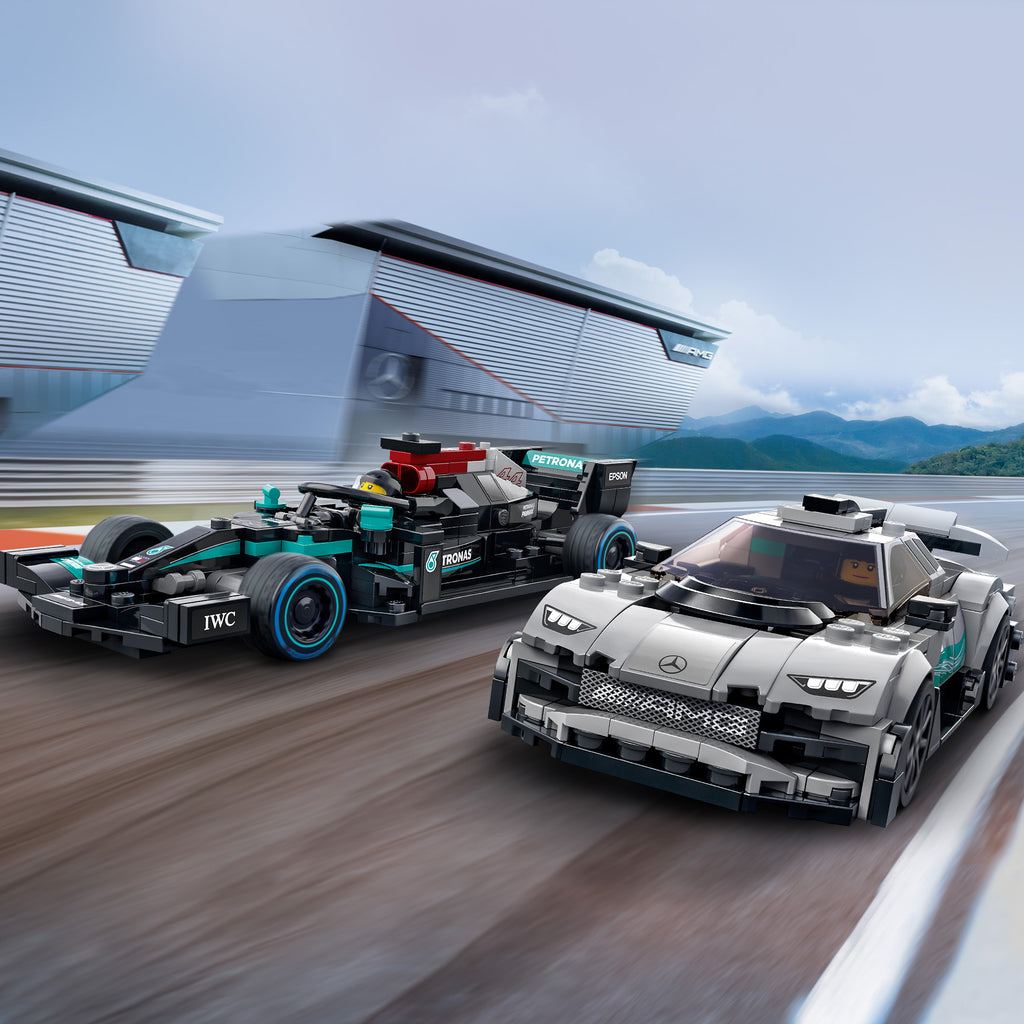 LEGO® Speed Champions Mercedes-AMG F1 W12 E Performance & Mercedes-AMG Project One - Bộ Lắp Ráp Xe Đua Siêu Xe Mercedes 76909
