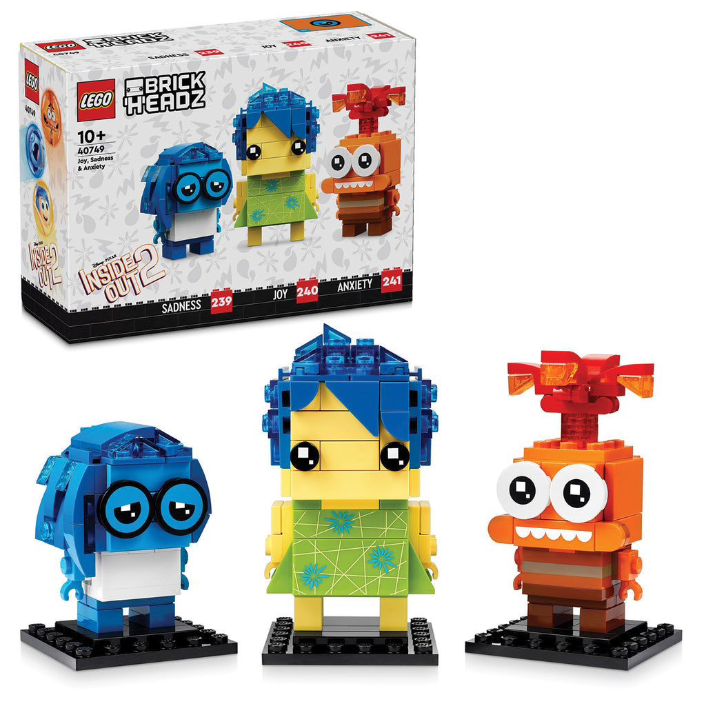LEGO® BrickHeadz™ Joy, Sadness & Anxiety - Mô hình lắp ráp nhân vật Inside Out 2 - LEGO 40749 - Hình ảnh bổ sung 7