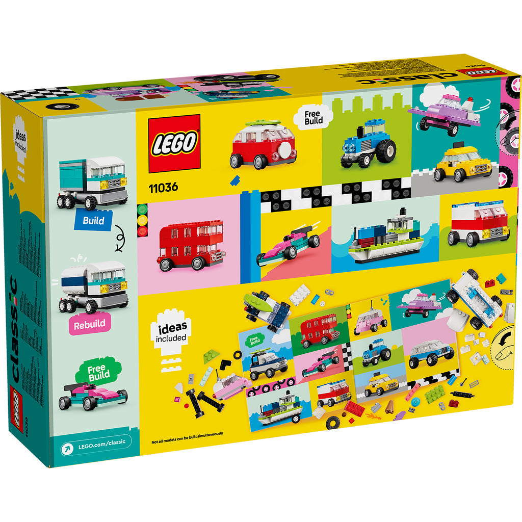 LEGO® Classic Creative Vehicles - Bộ Lắp Ráp Xe Cộ Sáng Tạo - LEGO 11036