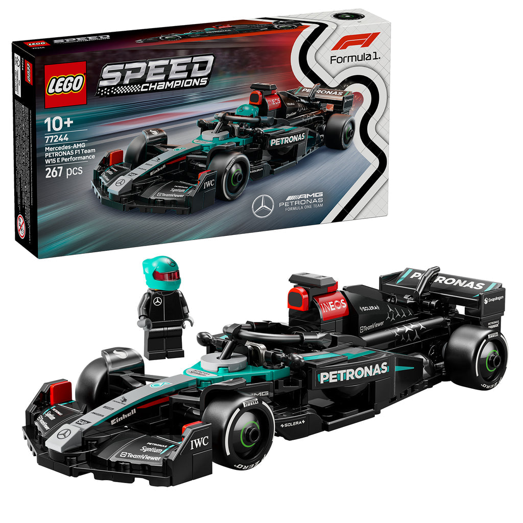 LEGO® Speed Champions Mercedes-AMG F1® W15 Race Car - Mô Hình Xe Đua Đồ Chơi Lắp Ráp LEGO 77244 LEGO - ảnh 4 - Building Sets