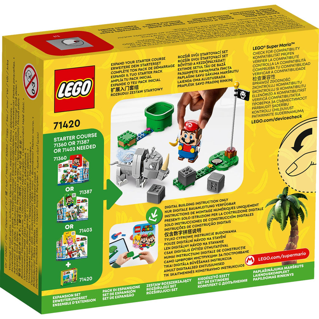 LEGO® Super Mario™ Rambi the Rhino Expansion Set - Bộ mở rộng Tê giác Rambi - LEGO 71420
