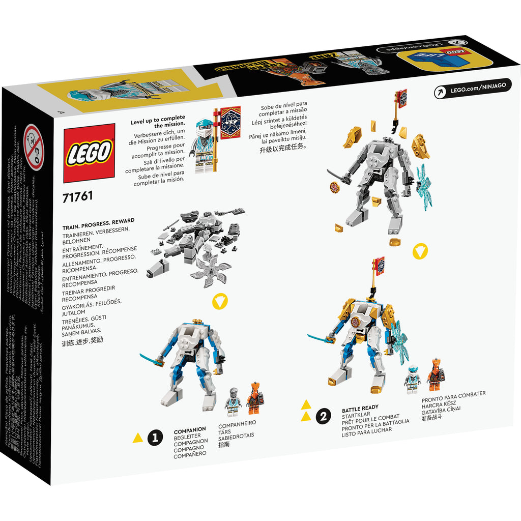 LEGO® NINJAGO® Zane’s Power Up Mech EVO - Robot Chiến Đấu Ninja 71761 Chính Hãng LEGO - Hình ảnh bổ sung 7
