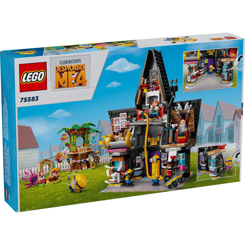 LEGO® Despicable Me 4 Minions and Gru's Family Mansion - Bộ Đồ Chơi Lắp Ráp Biệt Thự Gia Đình Gru - LEGO 75583 LEGO - ảnh 4 -
